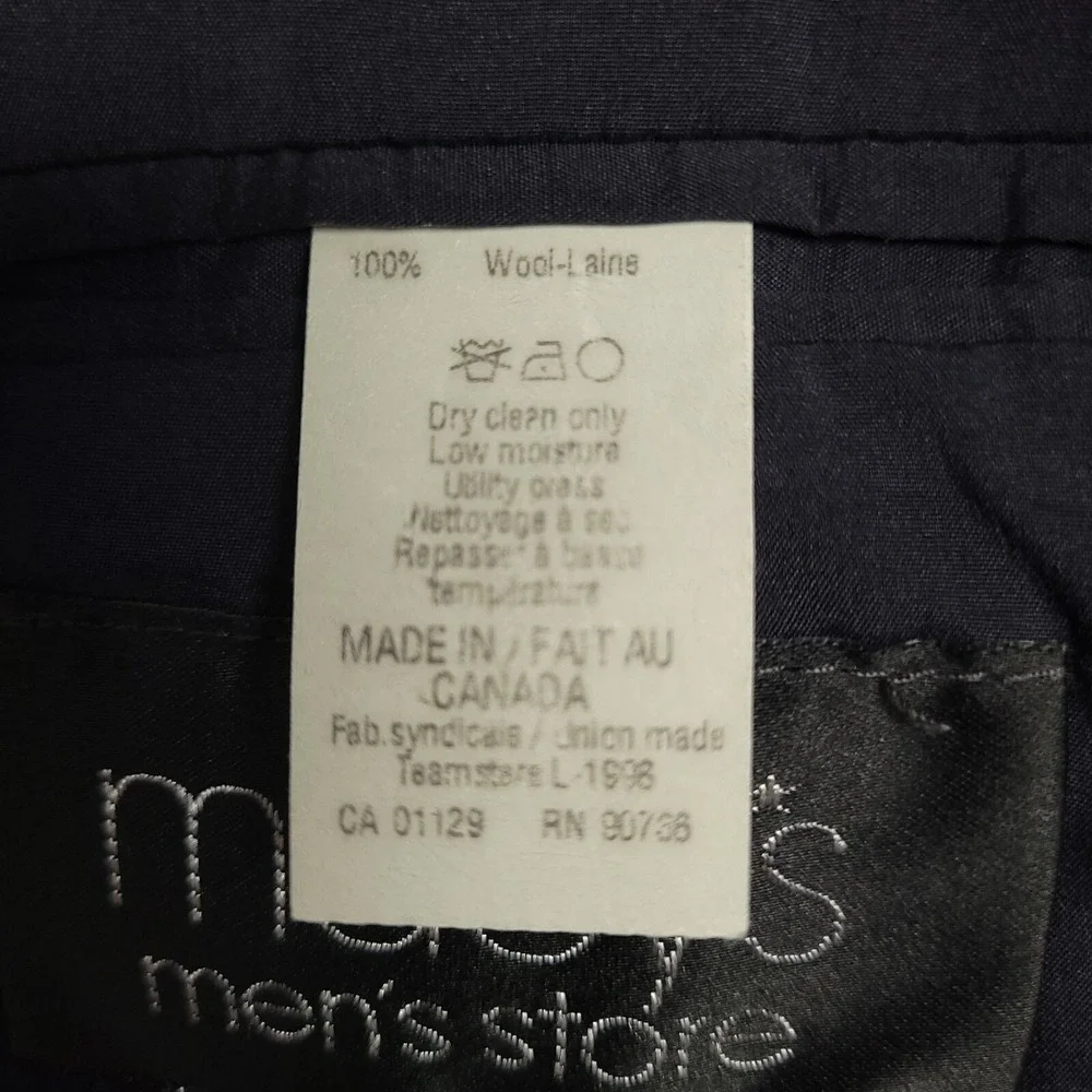 Lauren Ralph Lauren L517397F Pinstripe Blazer‎ Men 44R Navy EUC